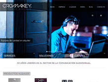 Tablet Screenshot of cromakey.com